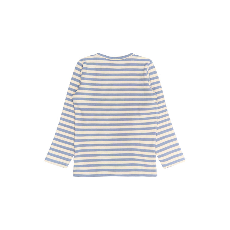 The New Fro L_S Rib Tee | Shirt | Tempest striped