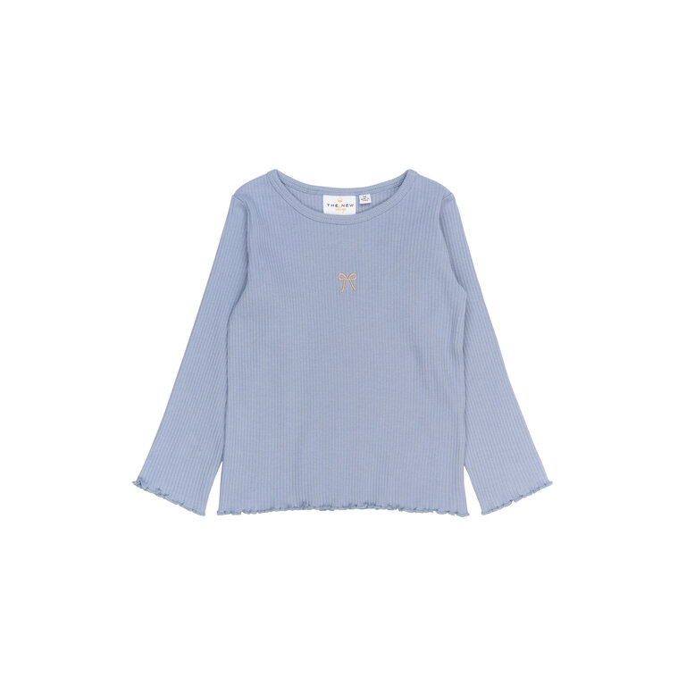 The New The New shirt kind Rianna Rib Tee lange mouw