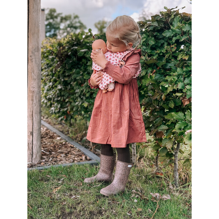 Huttelihut Dress LS Corduroy | Burlwood | Jurk