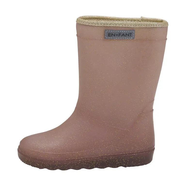 EN FANT Thermo Laarzen Enfant | Rose Taupe Glitter