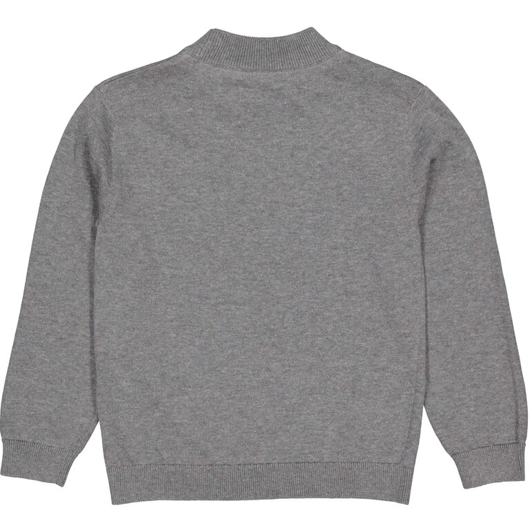 Levv LEVV sweater jongen Cesar sweater Grey Melee grijs gemêleerd