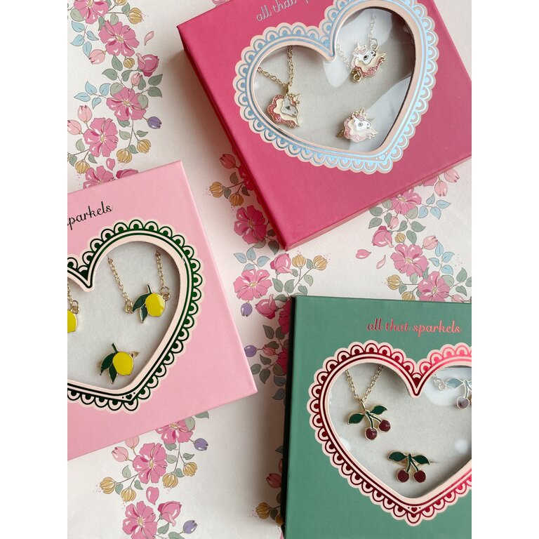 Konges Sløjd KONGES SLØJD sieradenset kind Unicorn eenhoorn sieraden set