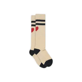 MP Denmark  Elga Knie Kousen | Glitter | Champagne Beige