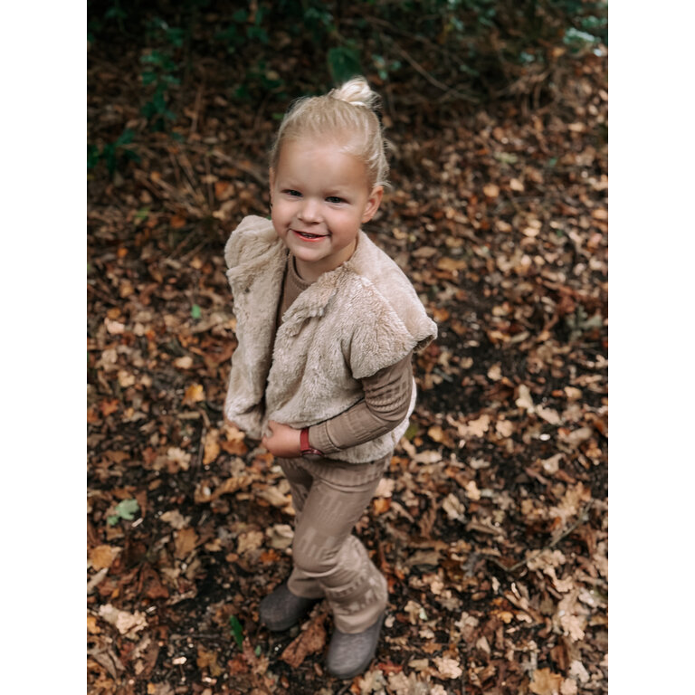 Levv LEVV shirt meisje Valya T-shirt Light Taupe taupe