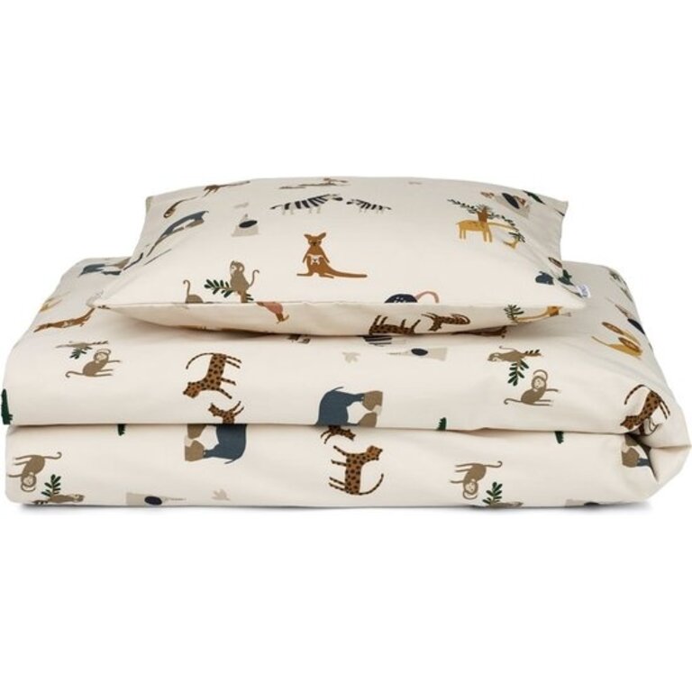 LIEWOOD LIEWOOD junior dekbedovertrek Sandy beige