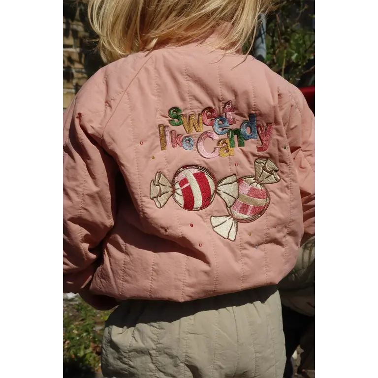 Konges Sløjd Konges Sløjd bomber jas Kind Juno Cameo Brown (bruin)