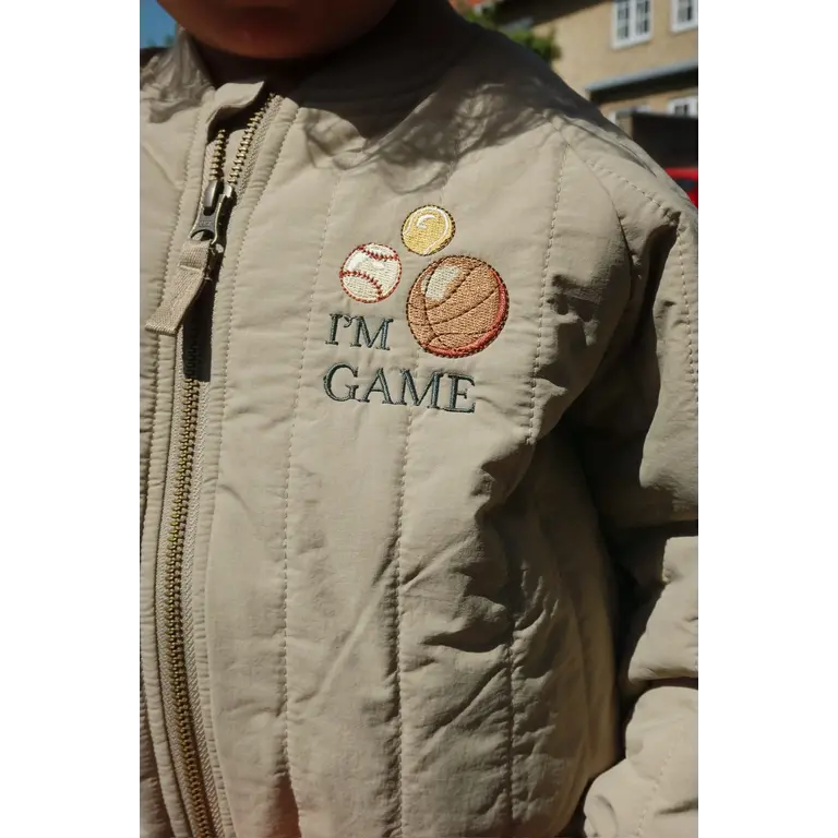 Konges Sløjd Konges Sløjd bomber jas Kind Juno Laurel Oak (olijfgroen)