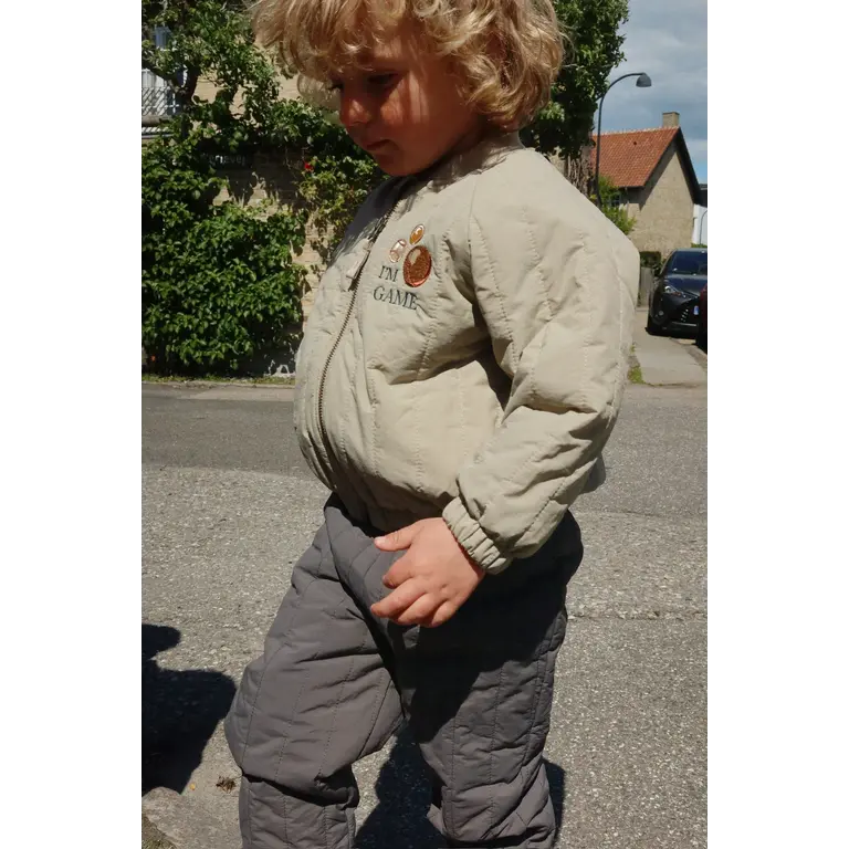 Konges Sløjd Konges Sløjd bomber jas Kind Juno Laurel Oak (olijfgroen)