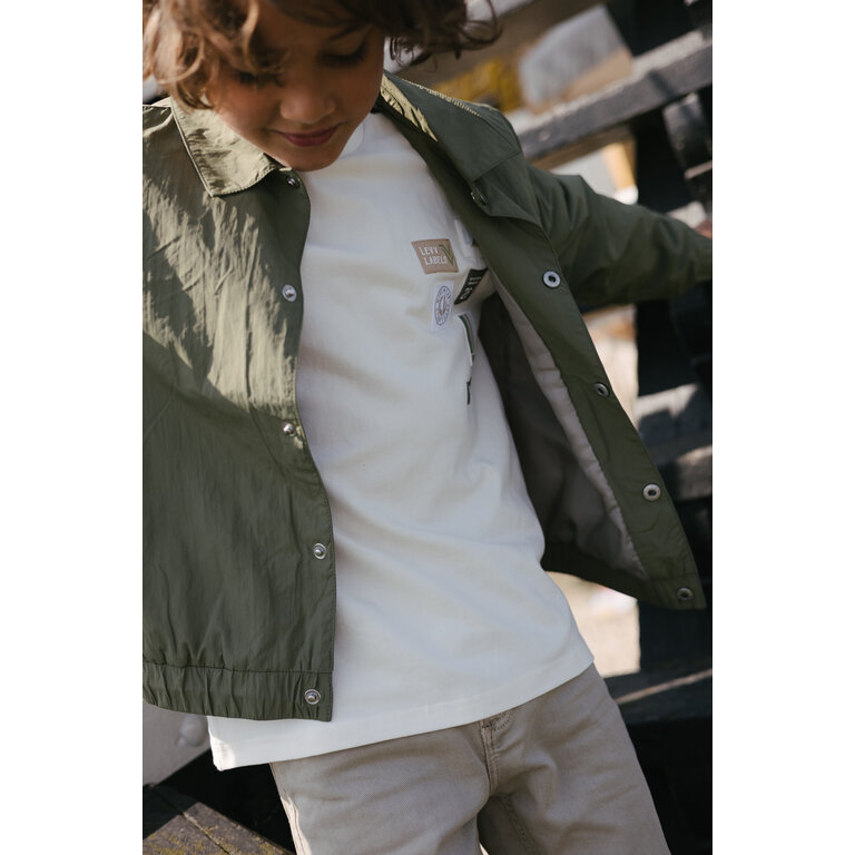 Levv LEVV shirt meisje Banu T-shirt White Cream wit crème