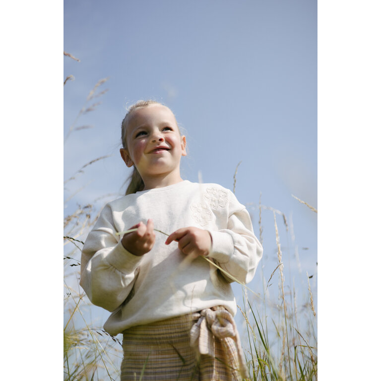 Levv LEVV sweater meisje Crème sweater Cream crème