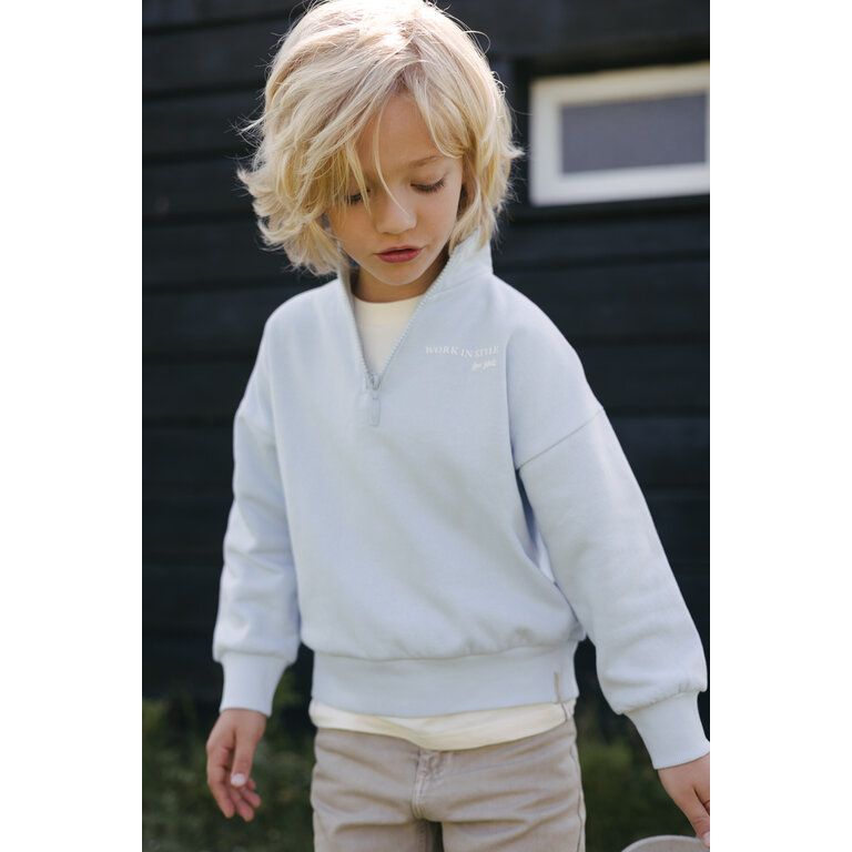 Levv LEVV sweater jongen Vintage sweater Vintage Blue blauw