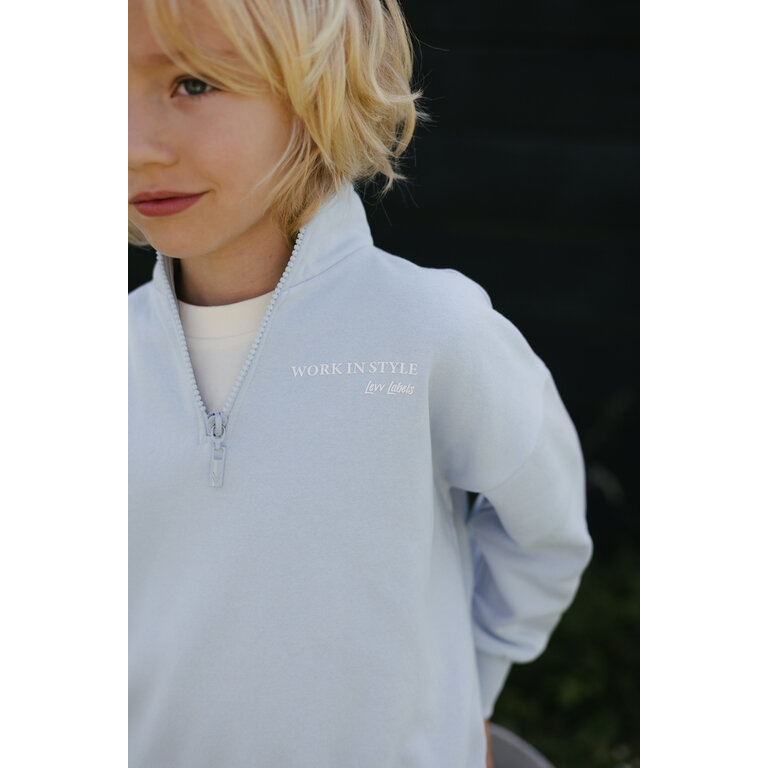 Levv LEVV sweater jongen Vintage sweater Vintage Blue blauw