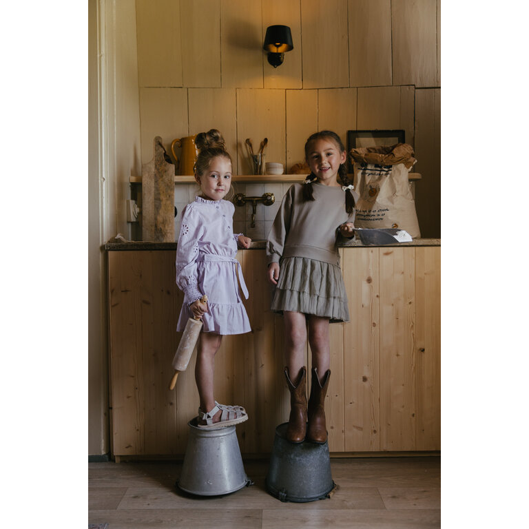 Levv LEVV jurkje meisje Lila jurk Lilac lila
