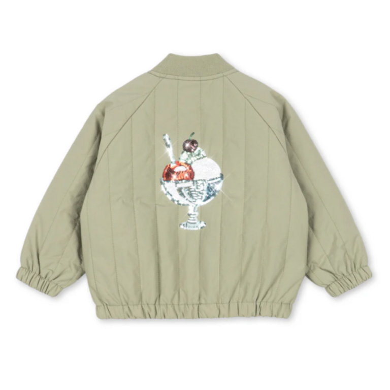 Konges Sløjd Konges Sløjd  | Juno Sequin Bomber Jacket | Ice Cream