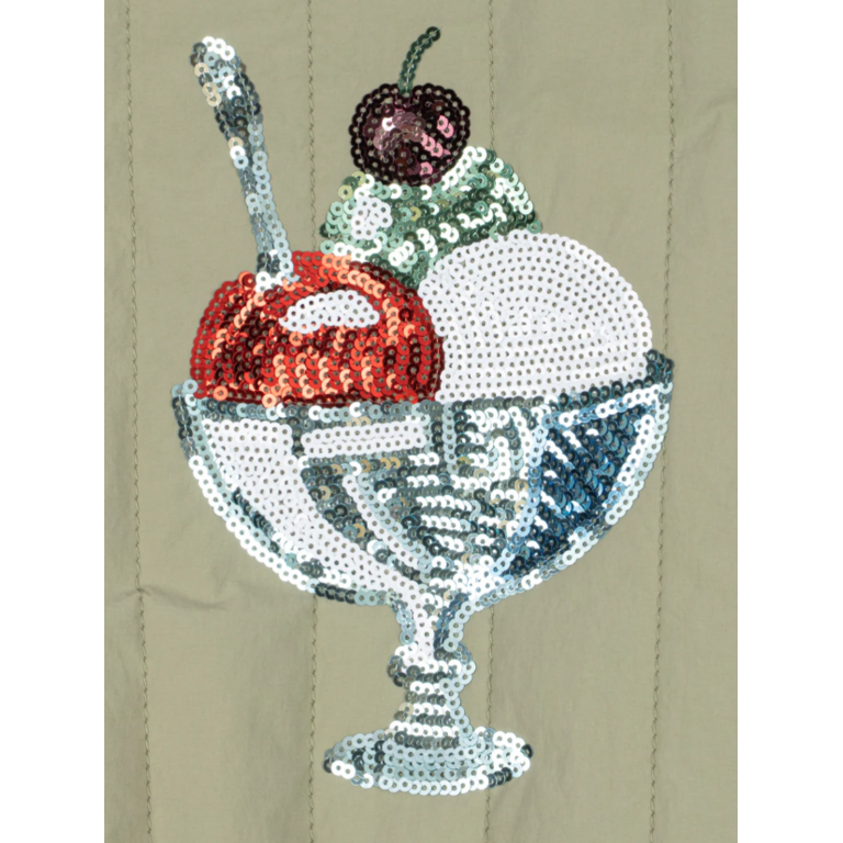 Konges Sløjd Konges Sløjd  | Juno Sequin Bomber Jacket | Ice Cream