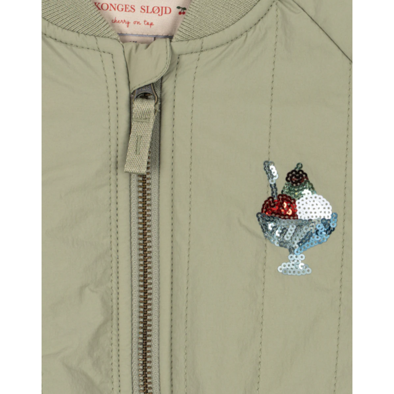 Konges Sløjd Konges Sløjd  | Juno Sequin Bomber Jacket | Ice Cream