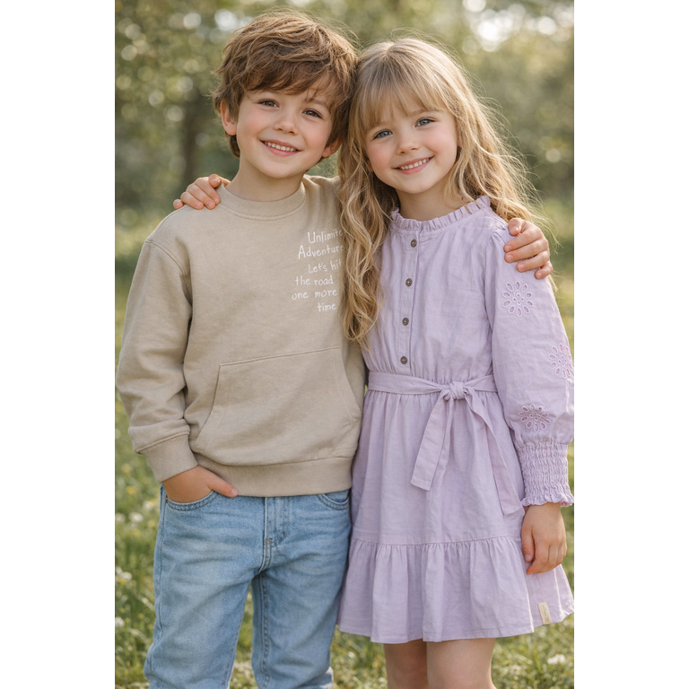 Levv LEVV jurkje meisje Lila jurk Lilac lila