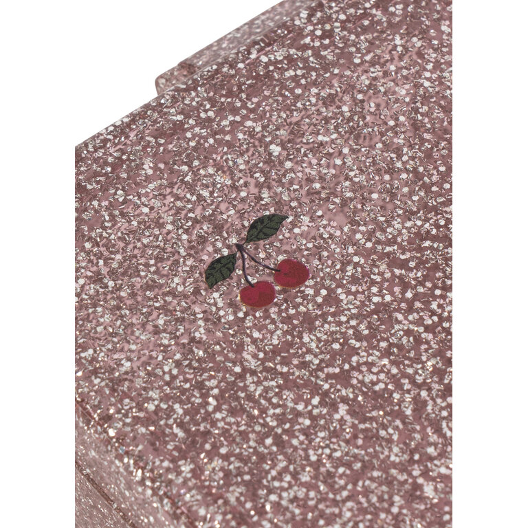 Konges Sløjd KONGES SLØJD bento lunchbox kind Cherry Glitter kersen glitter broodtrommel