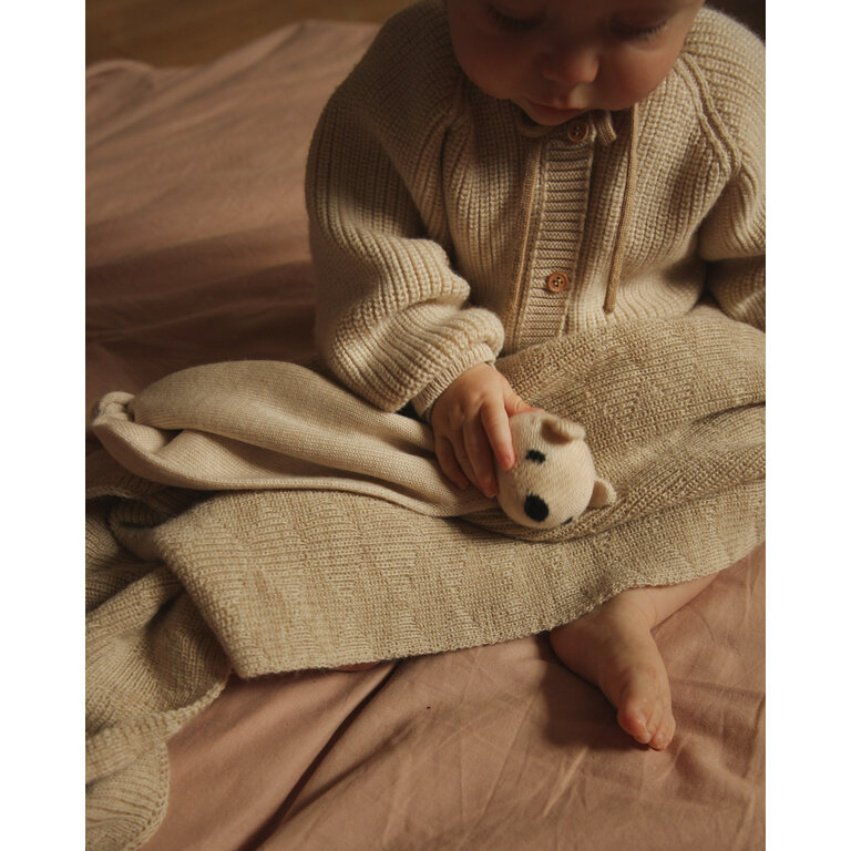 Hvid Hvid knuffel baby Teddy Tokki Cream crème
