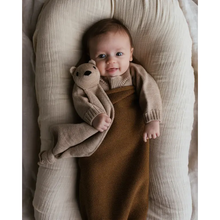 Hvid Hvid knuffel baby Teddy Tokki Sand zandkleur