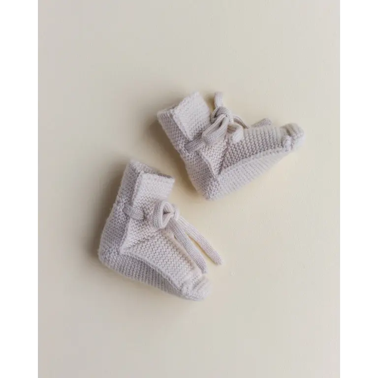 Hvid Hvid slofjes baby Booties Cream crème