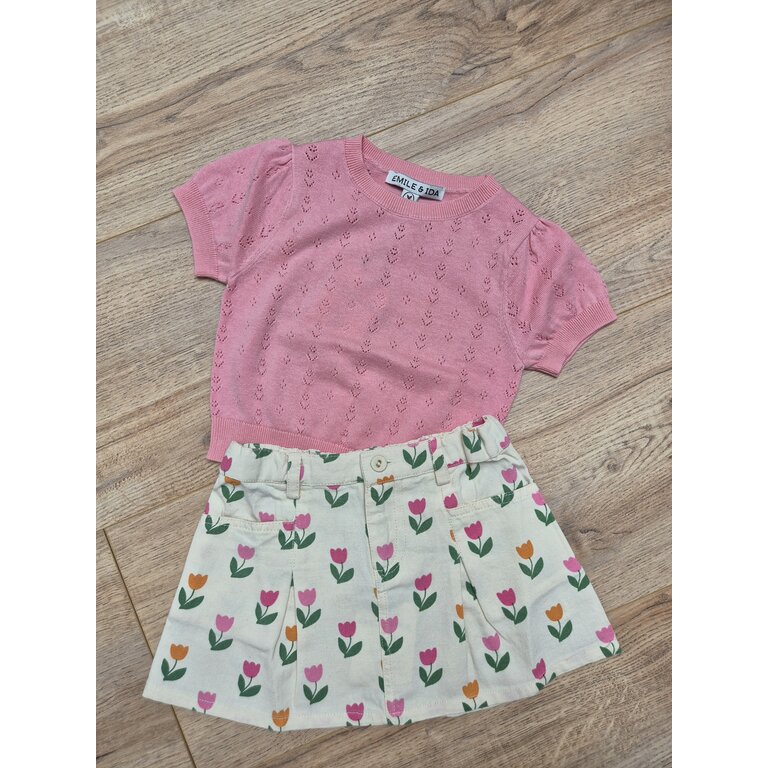 Emile et Ida Emile et Ida | JUPE IMPRIMEE ALL OVER | Tulipe