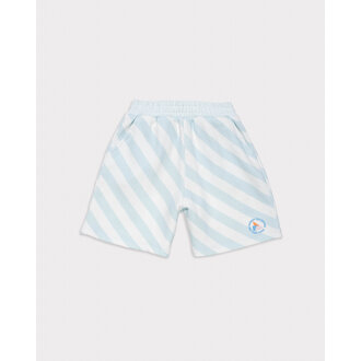 The Sunday Collective Organic Weekend Shorts | Skyblue Stripe