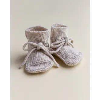 Hvid Booties |  Cream