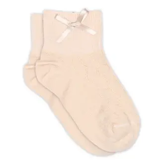 MP Denmark  Una short sock - bow | Pink Champagne