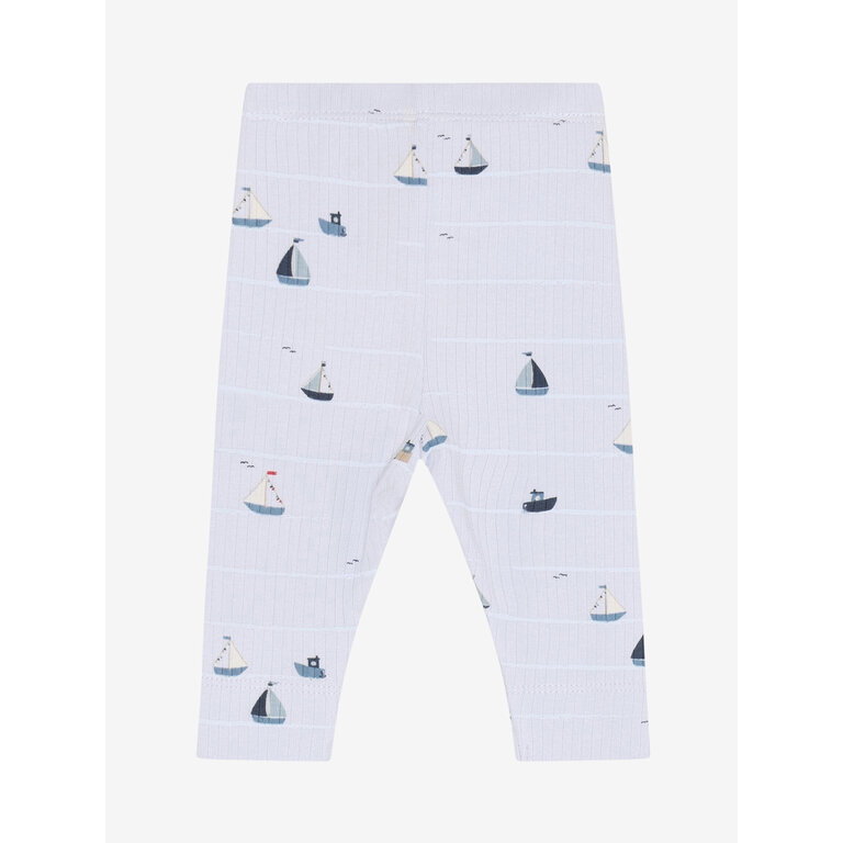 Fixoni FIXONI legging baby rib Artic Ice blauw broekje