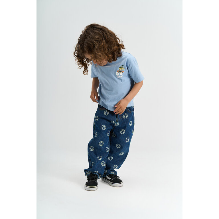 The New The New shirt kind Stanley Tee Forever Blue (blauw)