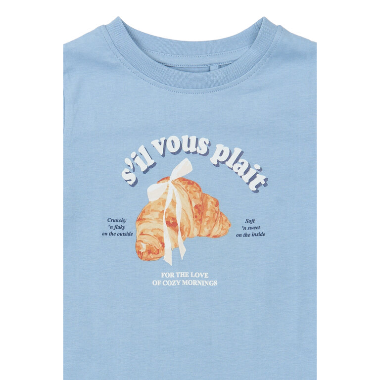 The New The New shirt kind Sol Tee Forever Blue (blauw)