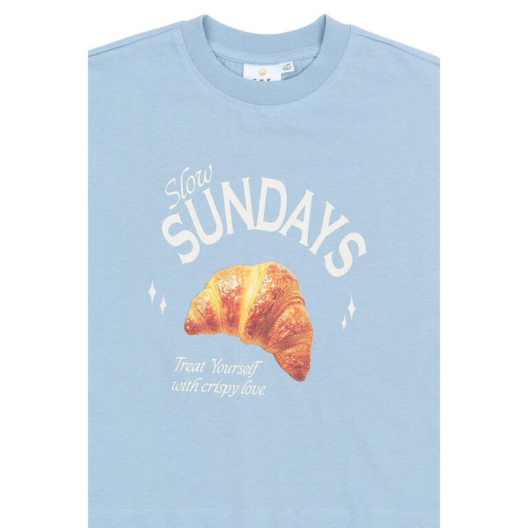 The New The New shirt kind Suzette Tee Forever Blue (blauw)