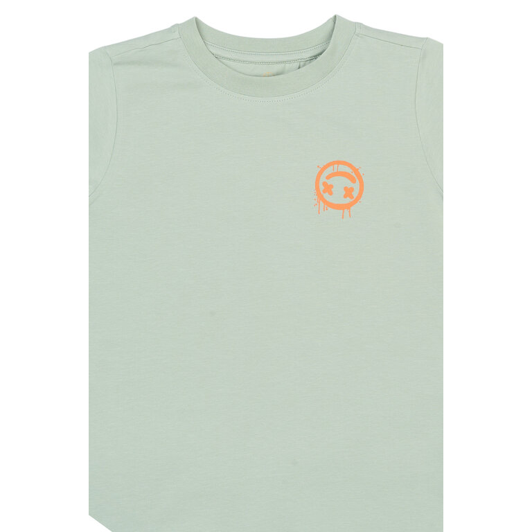 The New The New shirt kind Sander Tee Aqua Grey (aqua grijs)