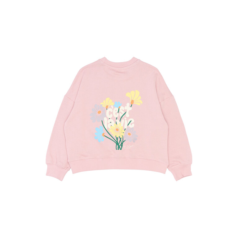 The New The New sweatshirt kind Sandy Silver Pink (zilver roze)