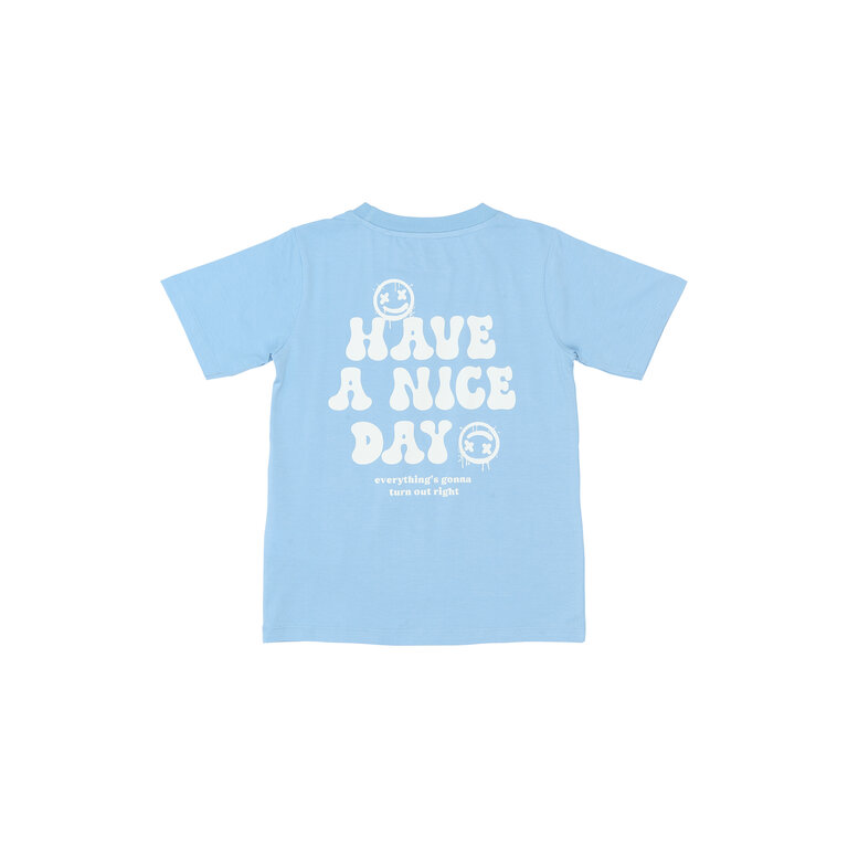 The New The New shirt kind Sander Tee Forever Blue (blauw)