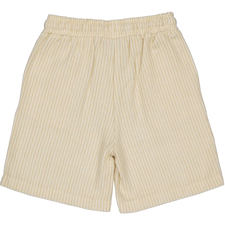 Levv LEVV korte broek jongen Bruun short AOP Off White Stripe off white gestreept