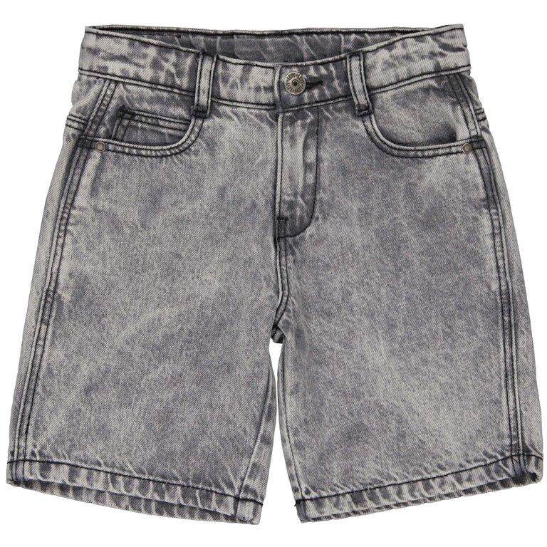 Levv LEVV korte broek jongen Brandon short Grey Denim grijs denim