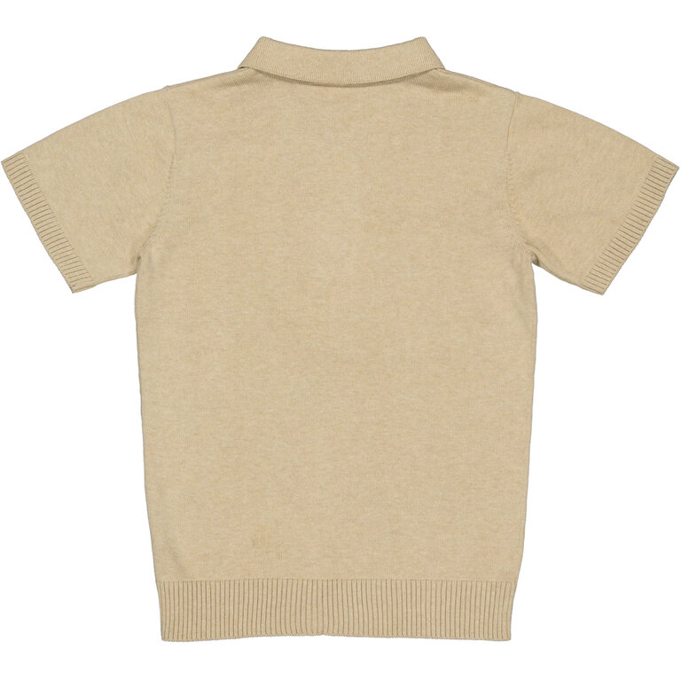 Levv LEVV polo jongen Benny polo shirt Beige
