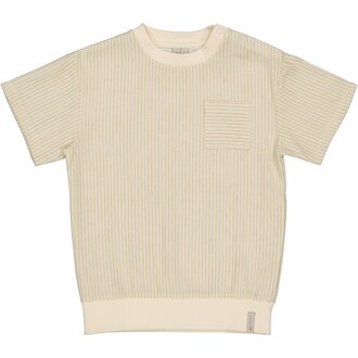 Levv Shirt Benico | AOP Off White Stripe