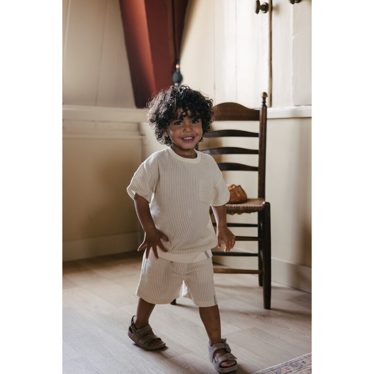 Levv Levv | Shirt Benico | AOP Off White Stripe