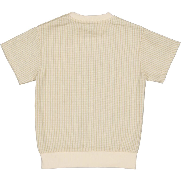 Levv LEVV shirt jongen Benico T-shirt AOP Off White Stripe off white gestreept