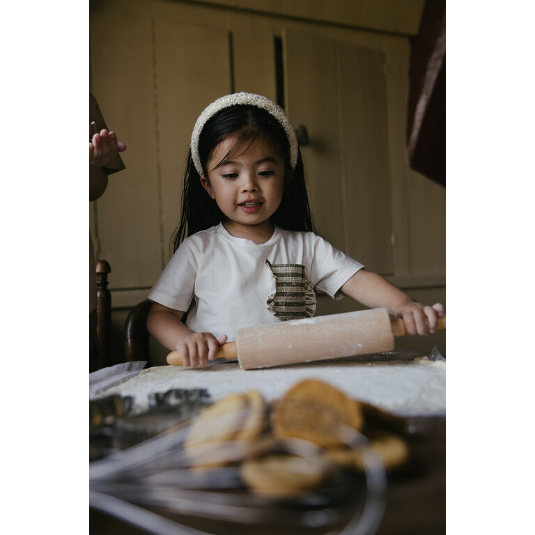 Levv LEVV shirt meisje Beike T-shirt White Marble wit marmerprint