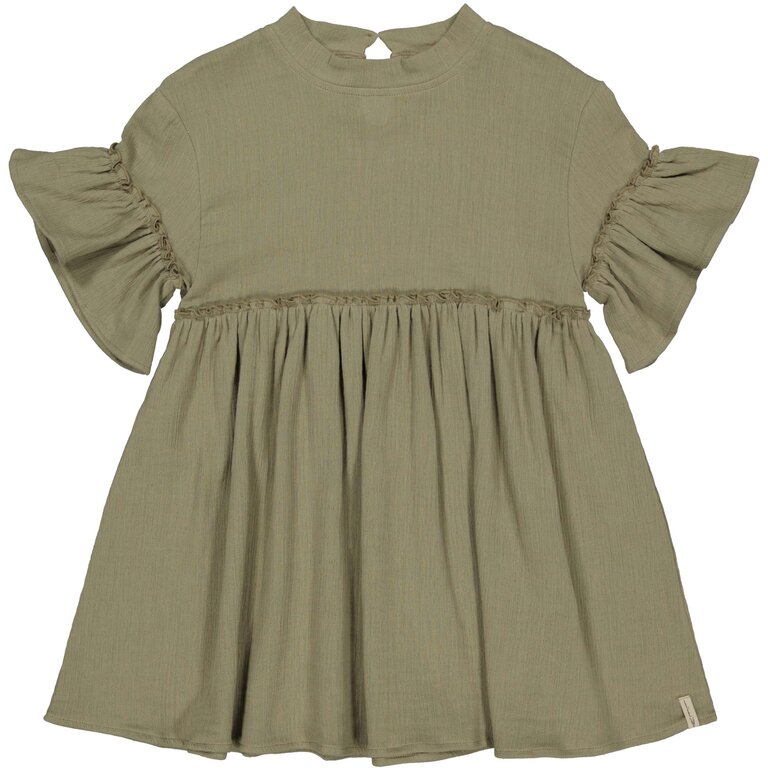 Levv LEVV jurkje meisje Batu jurk Khaki Green groen