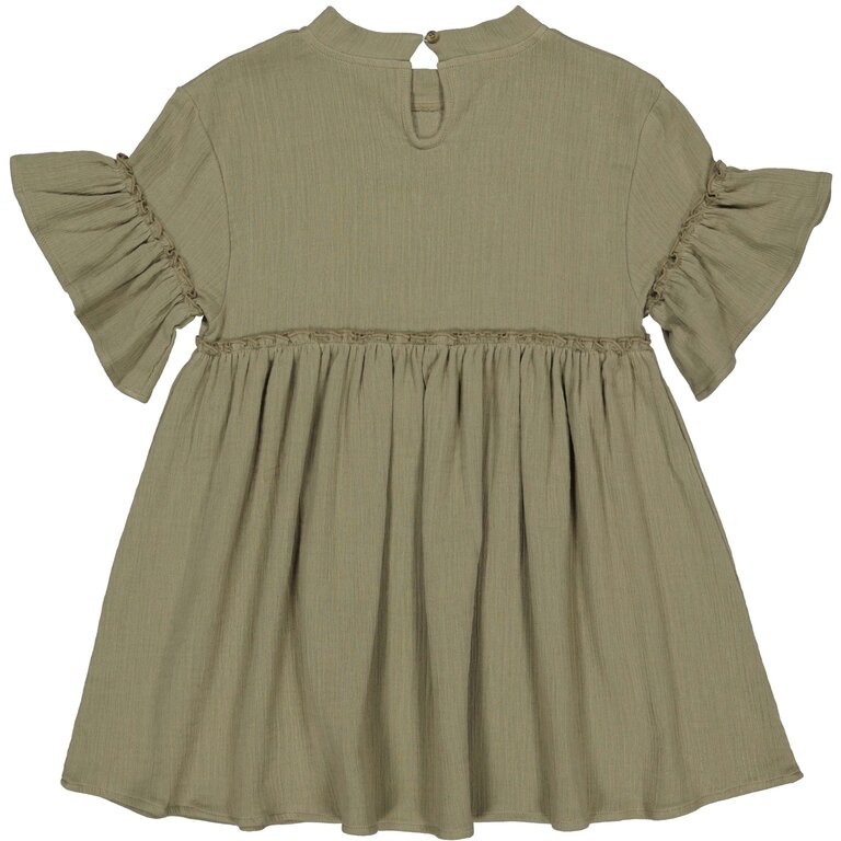 Levv LEVV jurkje meisje Batu jurk Khaki Green groen