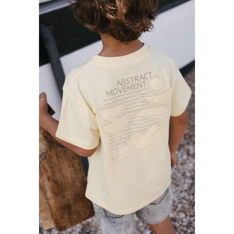Levv LEVV shirt jongen Bart T-shirt Pastel Yellow geel