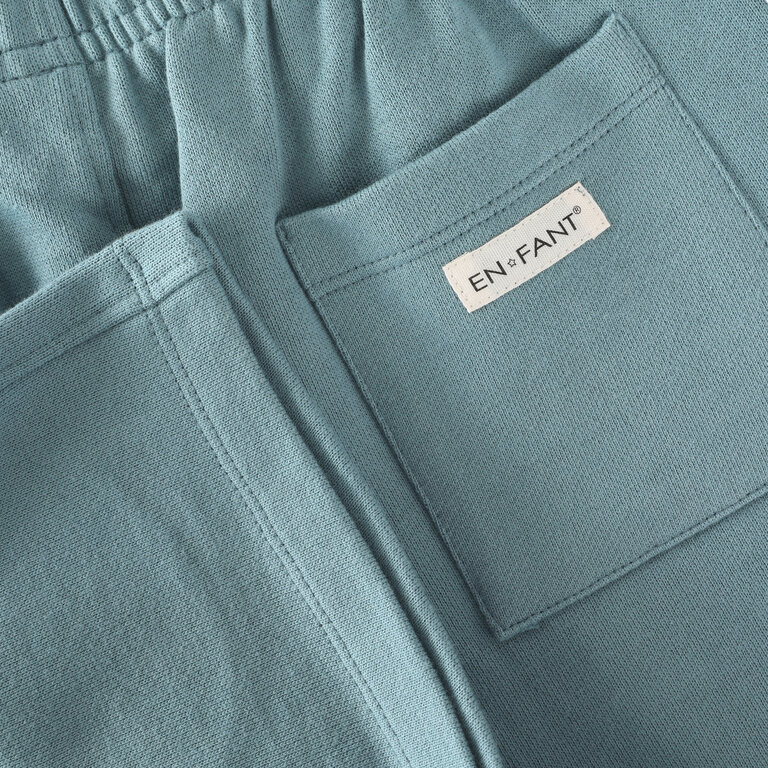 EN FANT N FANT korte broek jongen Sweat Boy short Citadel blauw