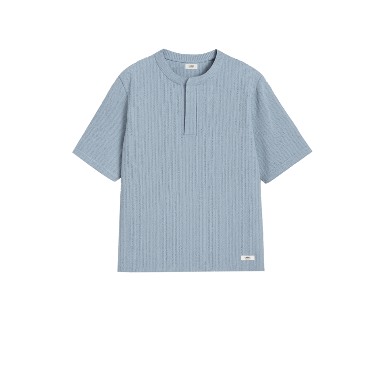 Labo de Colores LABO DE COLORES T-shirt jongen Loay Blue Light blauw