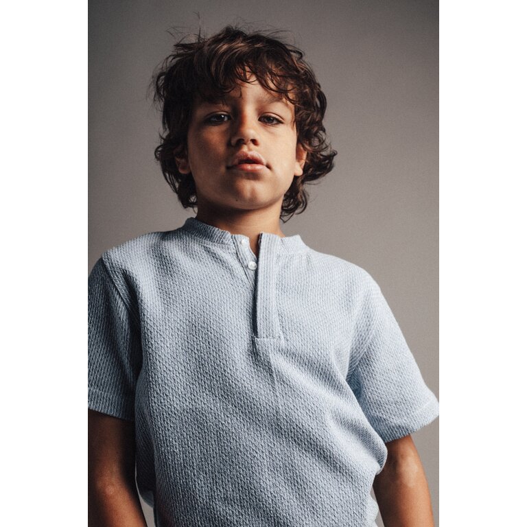 Labo de Colores LABO DE COLORES T-shirt jongen Loay Blue Light blauw
