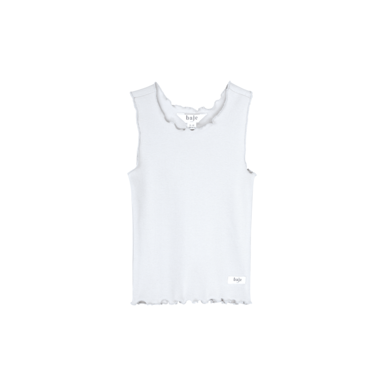 Baje Studio Baje | Jutia | Singlet Top | White